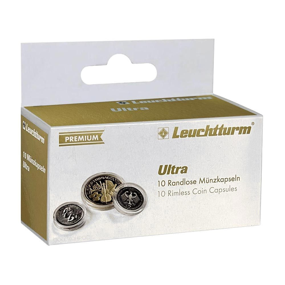 40 mm Premium Ultra Coin Capsules - Pack of 10
