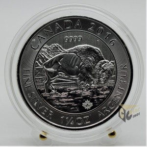 38.4 mm  Capsules  for Canada 1.5 Oz Polar Bear, Polar Fox and 1.25 Oz Bison Silver Coins - Pack of 5