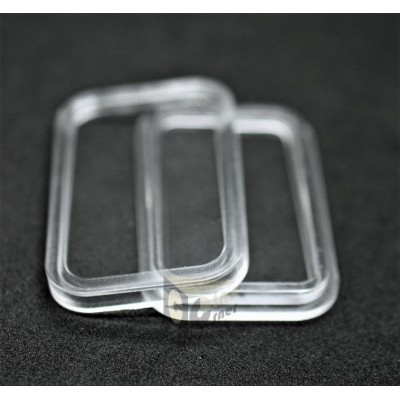 47.60 mm Rectangular Capsules for 1 Oz Cook Island Silver Bars - Pack of 10