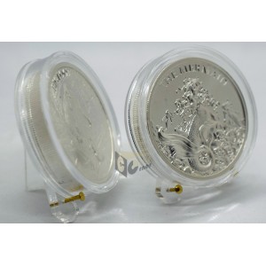 40 mm Capsules  for 2 Oz Intaglio Mint Silver  - Pack of 5