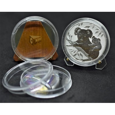 41 mm Capsules for Perth mint Next Generation 2 Oz Silver Coins - Pack of 5 