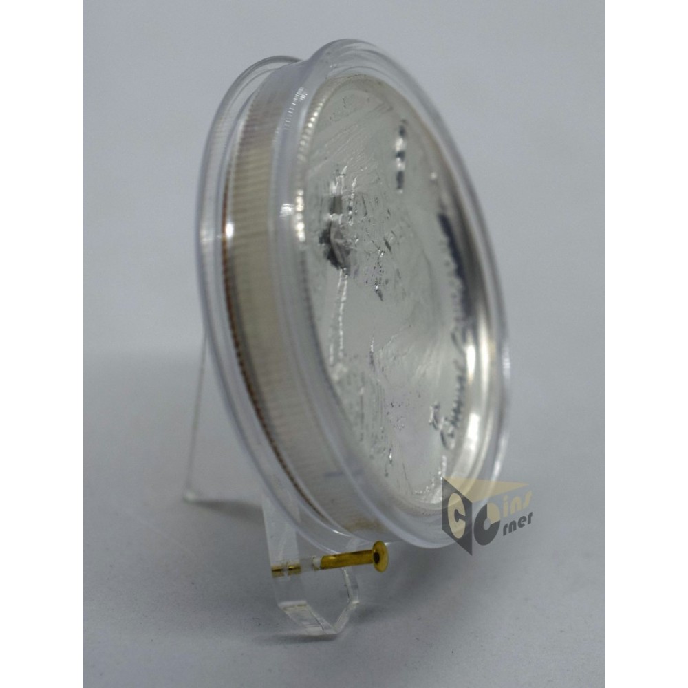 41 mm Capsules for Privateer and American Landmarks and Lawless  2 Oz  Silver - Pack of 5