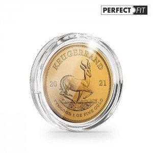 32.60 mm Perfect Fit Coin Capsules for Krugerrand 1 Oz Gold Coins- Pack of 10