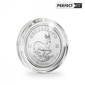 39 mm Perfect Fit Coin Capsules for Krugerrand and Britannia 1 oz  Silver Coins - Pack of 10