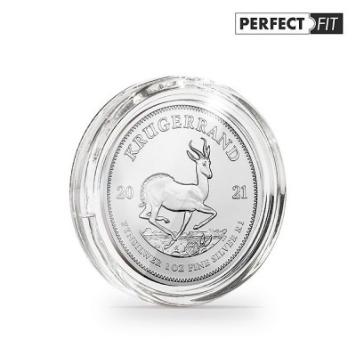 39 mm Perfect Fit Coin Capsules for Krugerrand and Britannia 1 oz  Silver Coins - Pack of 10 
