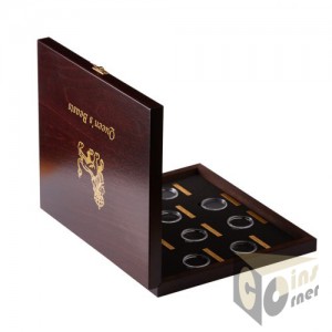 Queen's Beasts Presentation Case  for 10 Silver Coins 2 Oz in capsules