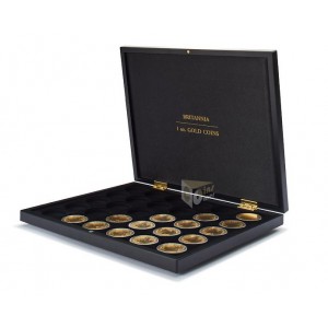 Britannia 1 Oz Gold Presentation Case for 30 coins in capsules