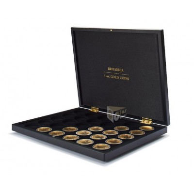 Britannia 1 Oz Gold Presentation Case for 30 coins in capsules