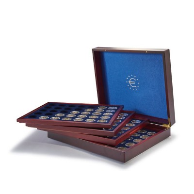 2 Euro Coins Presentation Case for 140 Coins in Capsules