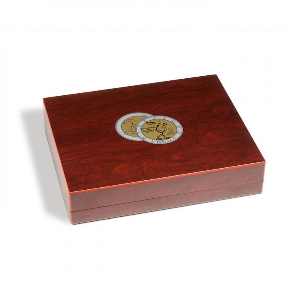 2 Euro Coins Presentation Case for 140 Coins in Capsules