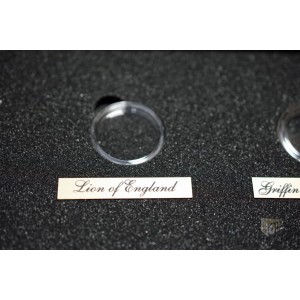 The Royal Tudor Beasts Presentation Case for 10 Gold Coins 1/4 Oz in capsules