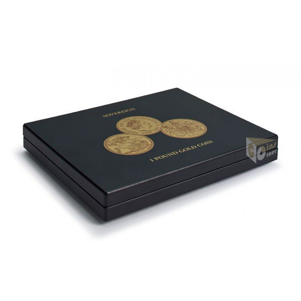 British Gold Sovereigns Presentation Case for 12 Coins in Perfect Fit Coin Capsules