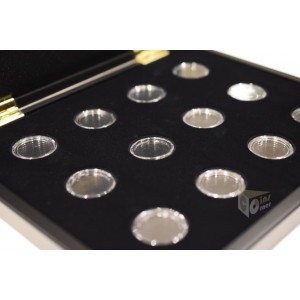 British Gold Sovereigns Presentation Case for 12 Coins in Perfect Fit Coin Capsules