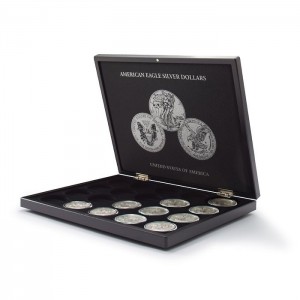 American Eagle 1 Oz Silver Presentation Case for 20 coins in capsules