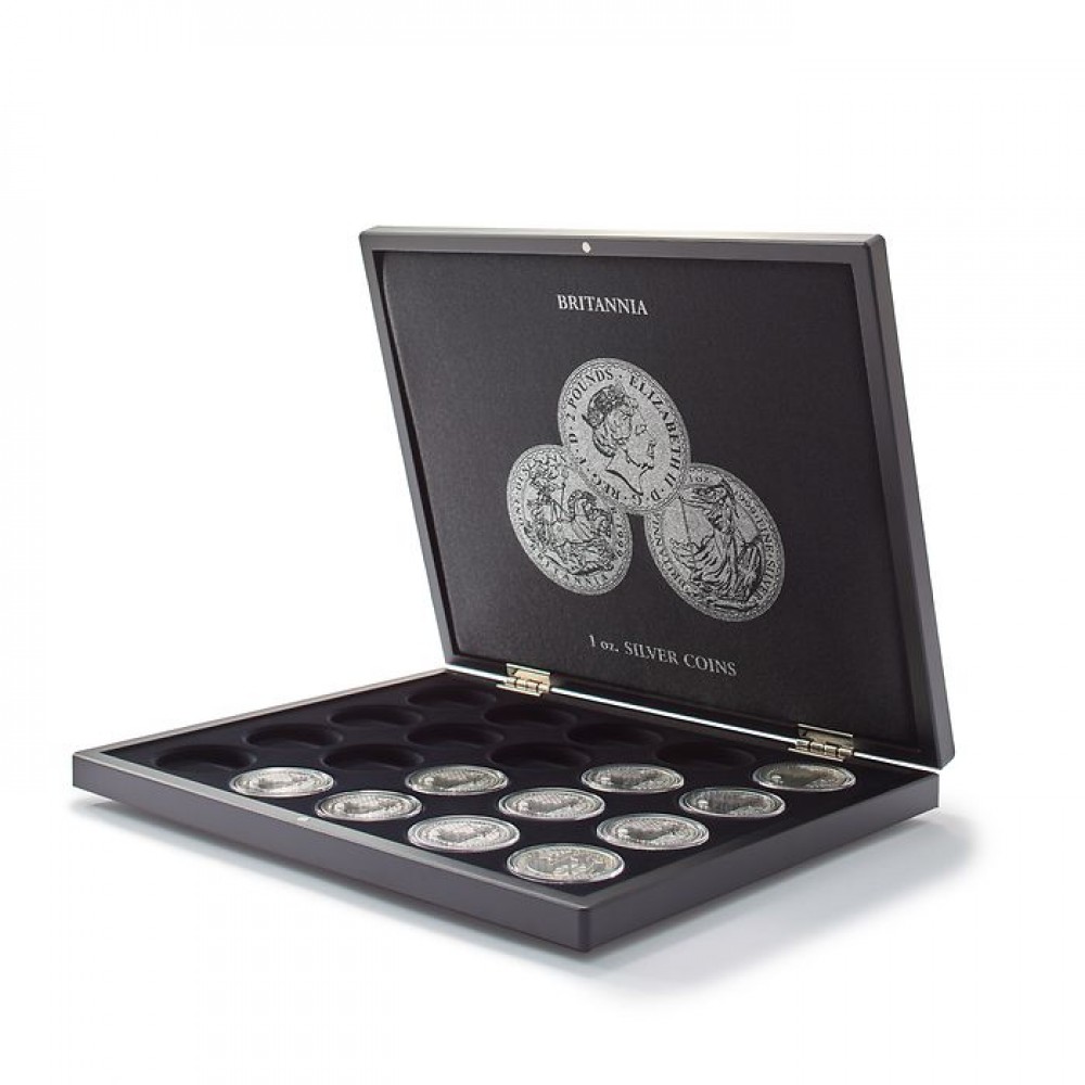 Britannia 1 Oz Silver Presentation Case for 20 coins in capsules
