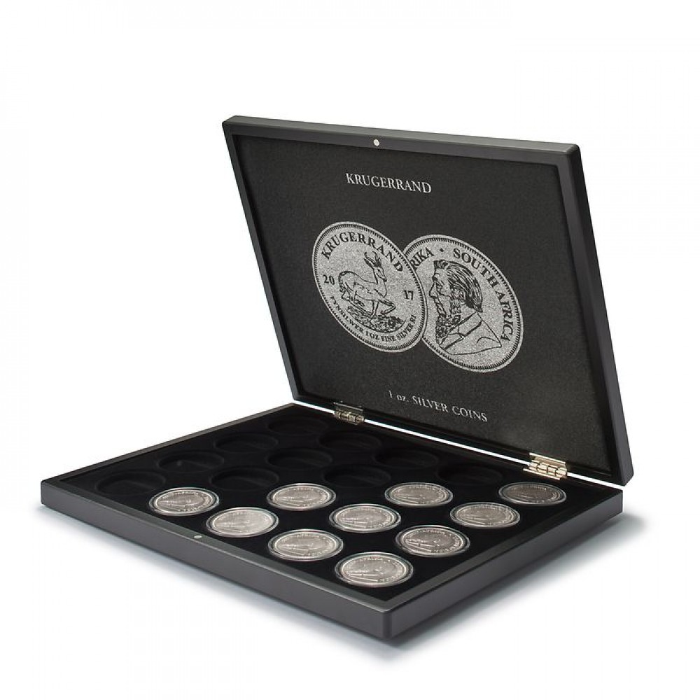 Krugerrand 1 Oz Silver Presentation Case for 20 coins in capsules