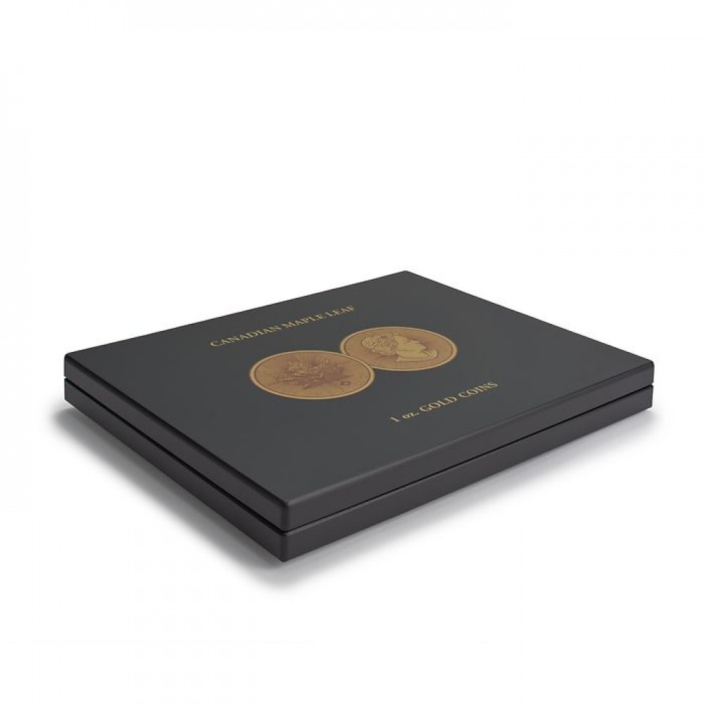 Maple Leaf 1 Oz Gold Presentation Case for 30 coins in capsules