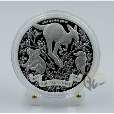 Australia 2024 Perth Mint's 125th Anniversary 1 Oz Silver Proof Coin 