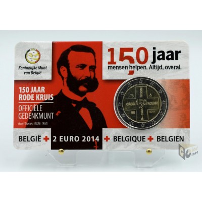 Belgium 2014 - 2 Euro Coincard Red Cross