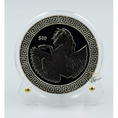 British Virgin Island 2022 - Pegasus 1 oz Silver Proof Black Pearl Coin