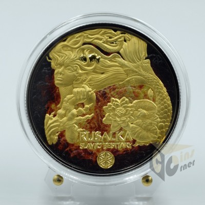 Burning Rusalka - Slavic Bestiary 2 Oz - 2022 Cameroon 