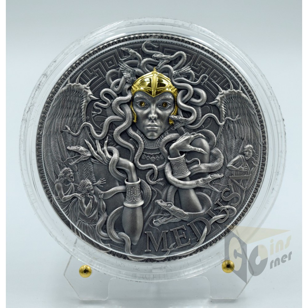 Medusa 2 Oz - Great Greek Mythology - 2023 Cameroon 