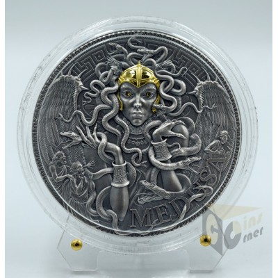 Medusa 2 Oz - Great Greek Mythology - 2023 Cameroon 