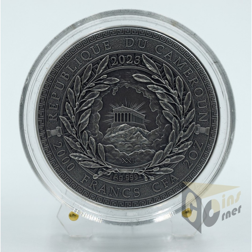 Medusa 2 Oz - Great Greek Mythology - 2023 Cameroon 
