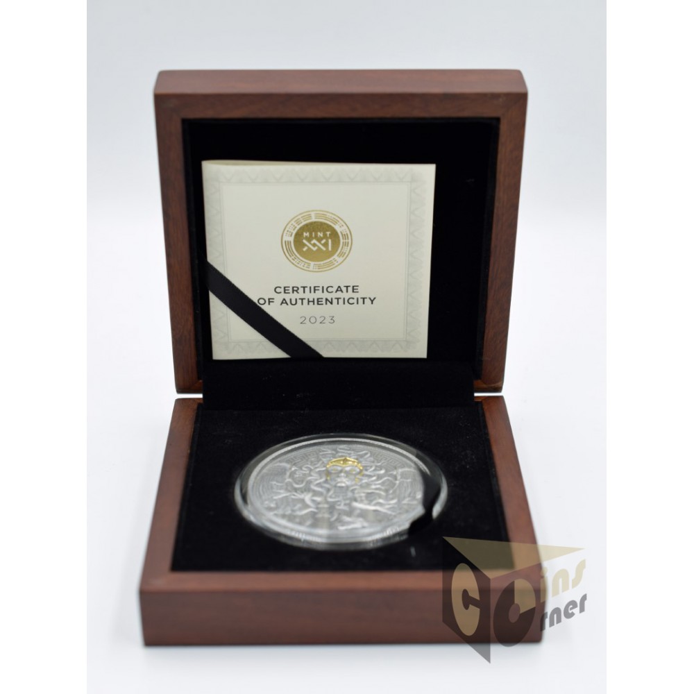 Medusa 2 Oz - Great Greek Mythology - 2023 Cameroon 