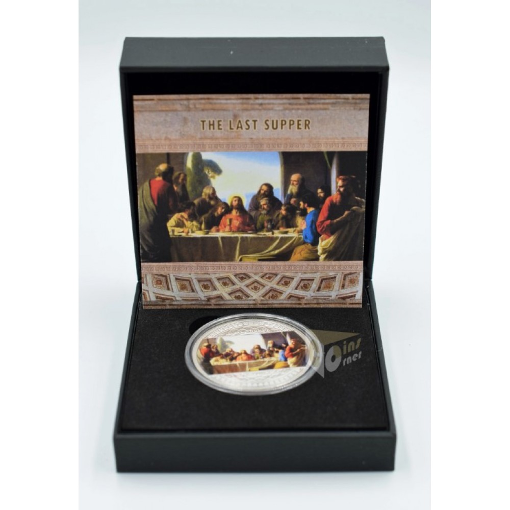  Cameroon 2024 The Last Supper - 1 oz Silver Colorized Coin