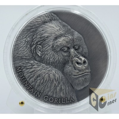 Mountain Gorilla 2 Oz - Expressions of Wildlife - 2021 Cameroon 