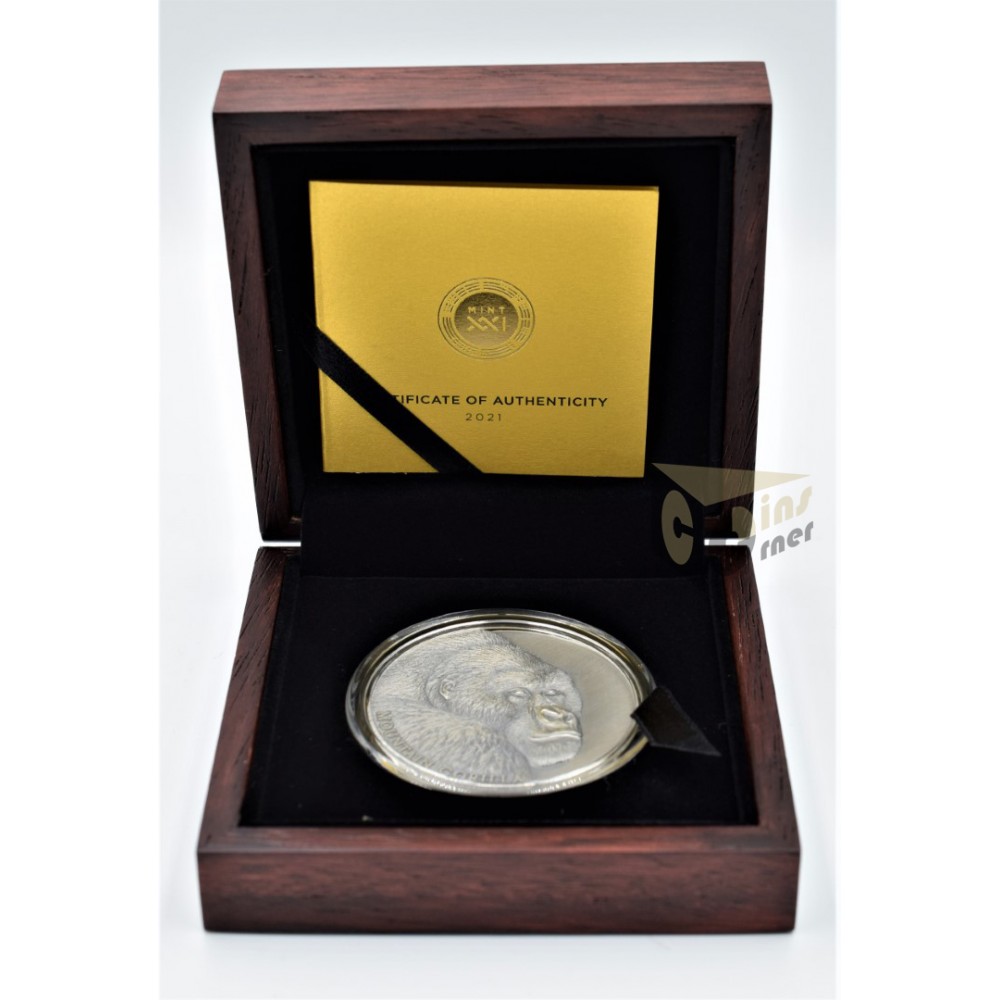 Mountain Gorilla 2 Oz - Expressions of Wildlife - 2021 Cameroon 
