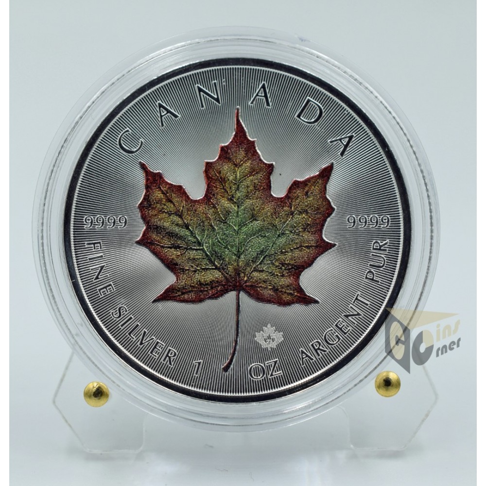Canada 2023 Canadian Maple Leaf 1 Oz Colorized Edition 