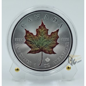 Canada 2023 Canadian Maple Leaf 1 Oz Colorized Edition 