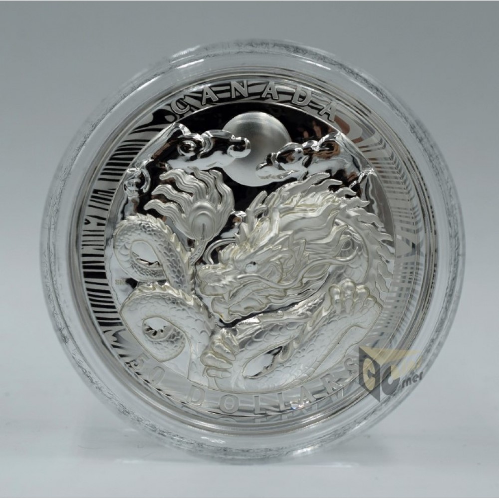 Canada 2024 The Year of the Dragon Proof Ultra High Relief 100.74g Silver Coin