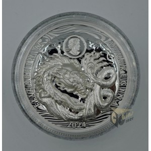 Canada 2024 The Year of the Dragon Proof Ultra High Relief 100.74g Silver Coin