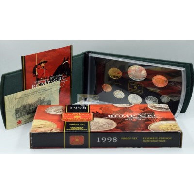 Canada 1998 Royal Canadian Mounted Police Proof Double Dollar Set