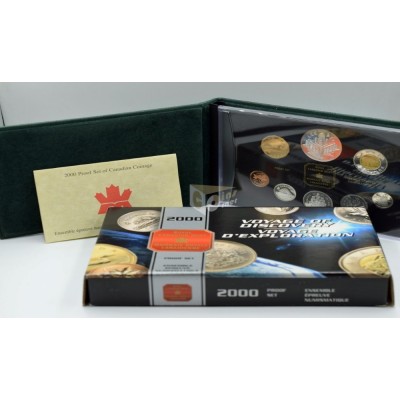 Canada 2000 Voyage of Discovery Proof Double Dollar Set