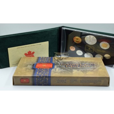 Canada 2002 Queen's Jubilee Regular Proof Double Dollar Set