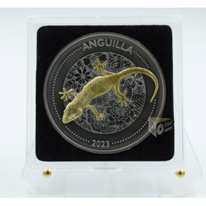 Eastern Caribbean Anguilla 2023 Gecko Golden Enigma Collection 1 Oz Silver Coin