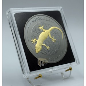 Eastern Caribbean Anguilla 2023 Gecko Golden Enigma Collection 1 Oz Silver Coin