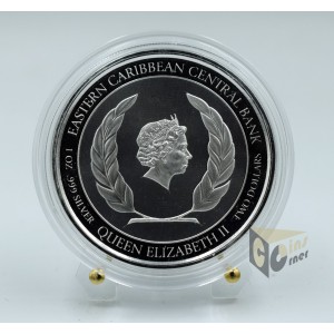EC8 Antigua & Barbuda Coat of Arms 1 Oz- 2022 E.Caribbean