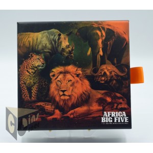 Big Five Africa Shaped 1 Oz - 2022 Chad