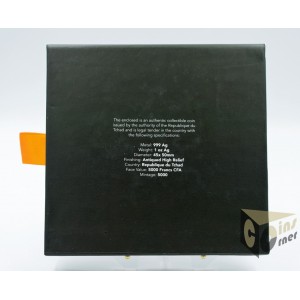 Big Five Africa Shaped 1 Oz - 2022 Chad