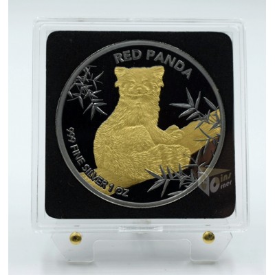 Chad 2024 Red Panda Golden Enigma Collection 1 Oz Silver Coin