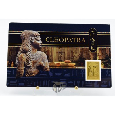 Cleopatra 1/1000 Oz 999 Gold Coin Bar 3000 Francs Chad
