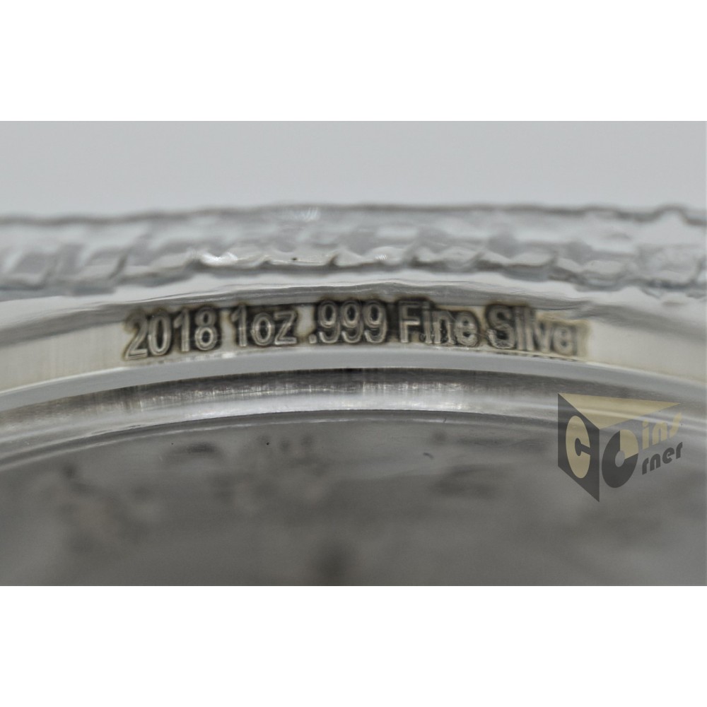 China 2018 Kiangnan Dragon Dollar Restrike 1 Oz 