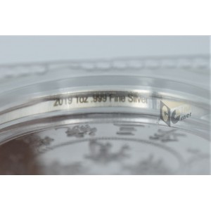 Long-Whiskered Dragon Dollar Restrike 1 Oz - 2019 China 