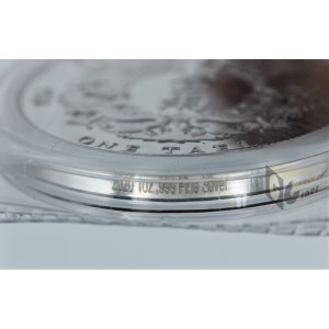 Twin Dragon Dollar Restrike 1 Oz - 2020 China 