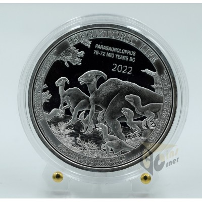 Parasaurolophus - Prehistoric Life 1 Oz - 2022 Congo
